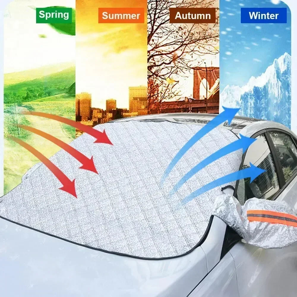 Belliani™ – Advanced Magnetic Snow & Ice Windshield Protector